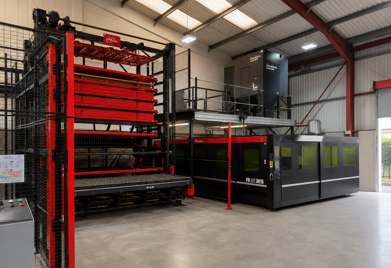 AMADA FO MKII 3015 NT 4KW Laser with AS LUL Auto Loader