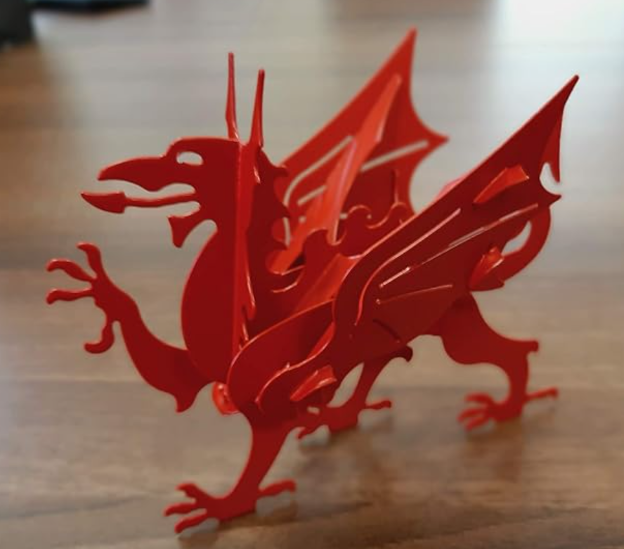 Red dragon trophy
